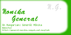 monika general business card