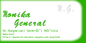 monika general business card